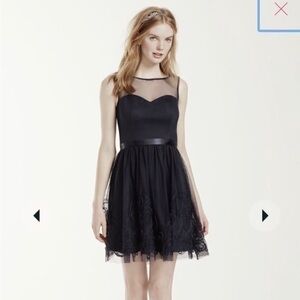 Fit and Flare Blue Dress